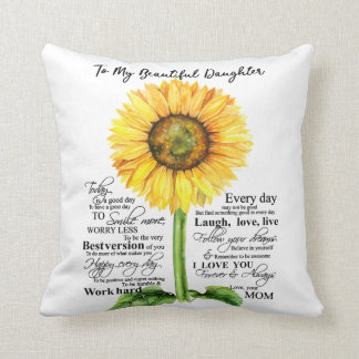 Coussin À ma belle fille