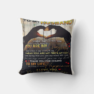 Coussin À mon mari | Nouveau cadeau de décoration