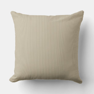 Coussin à rayures beige