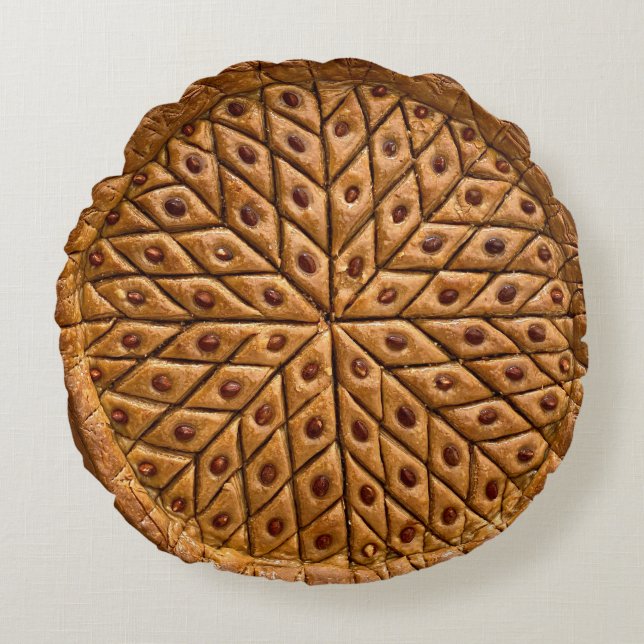 Coussin à tarte ronde doux (Devant)