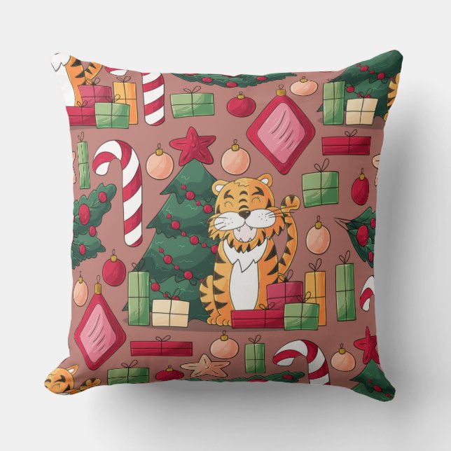 Coussin à thème Noël (Recto)