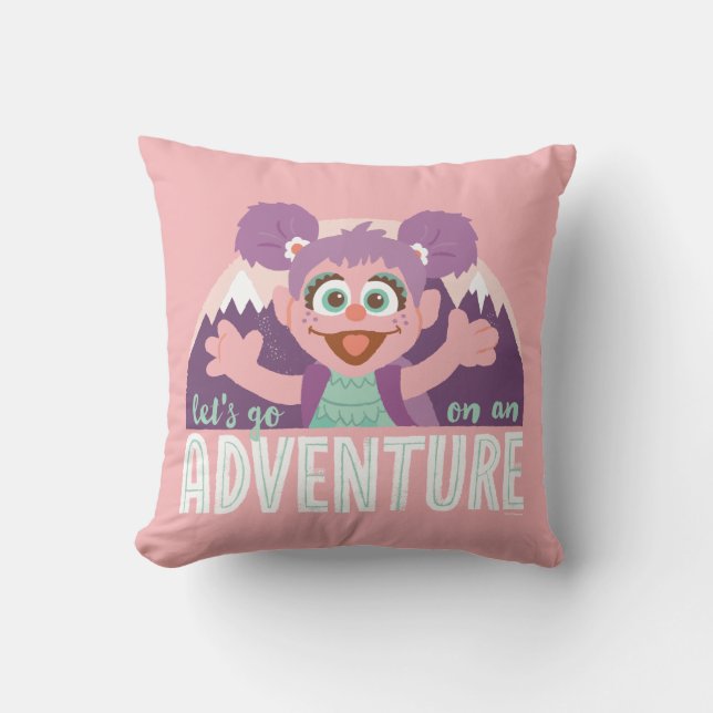 Coussin Abby Cadabby | Allons faire une aventure (Recto)