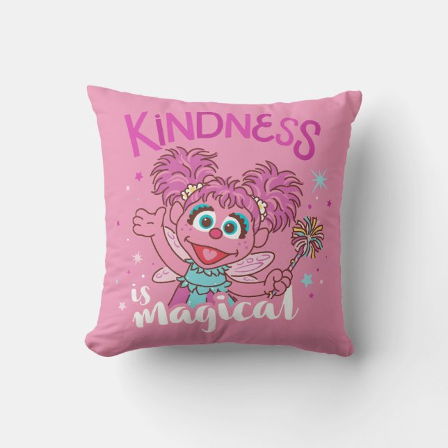 Coussin Abby Cadabby - La gentillesse est magique (Recto)