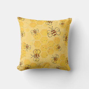Coussin Abeille Bourdonnante Abeilles Mignonnes 