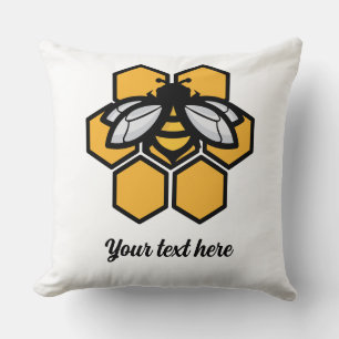 Coussin abeille dans une ruche