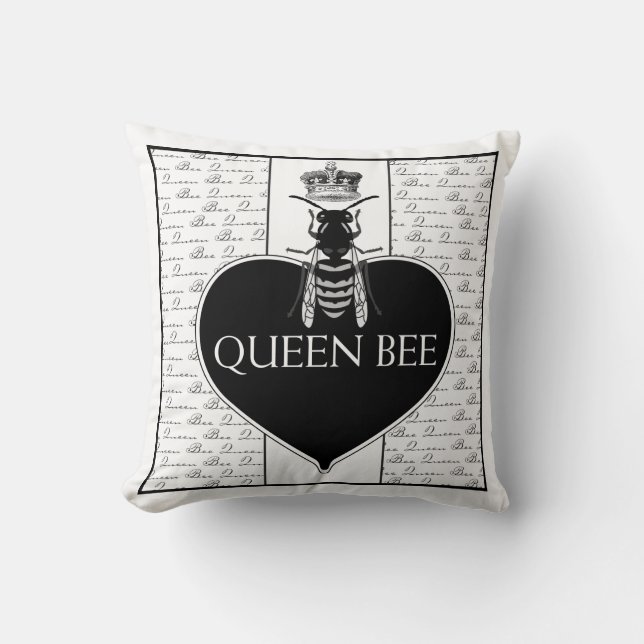 Coussin Abeille d'oreiller de l'abeille Queen Bee (Recto)