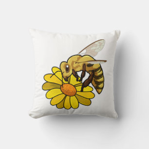 Coussin Abeille en fleurs