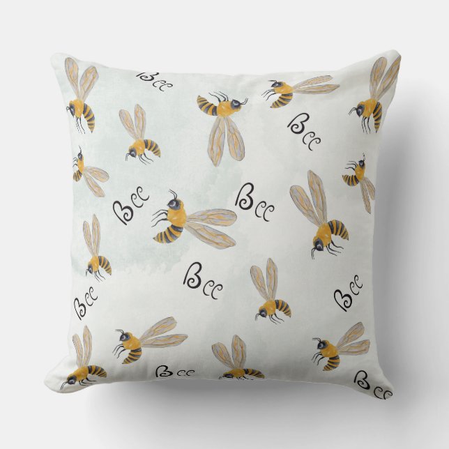 Coussin abeille partout (Recto)