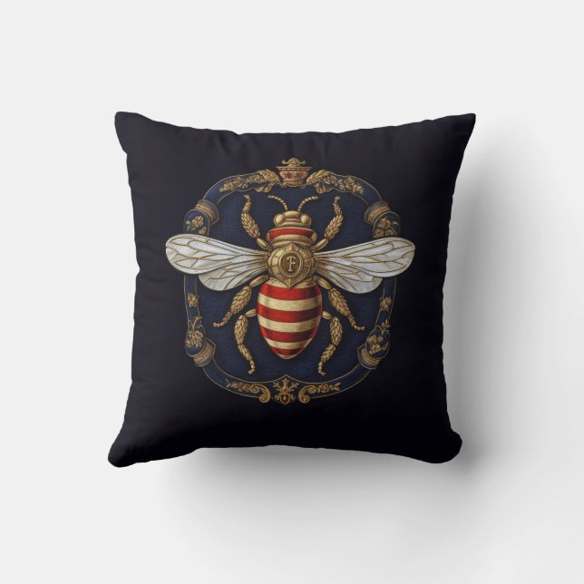 Coussin Abeille Royale Throw Cushion - Abe 005 (Verso)