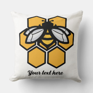 Coussin abeille s'envole