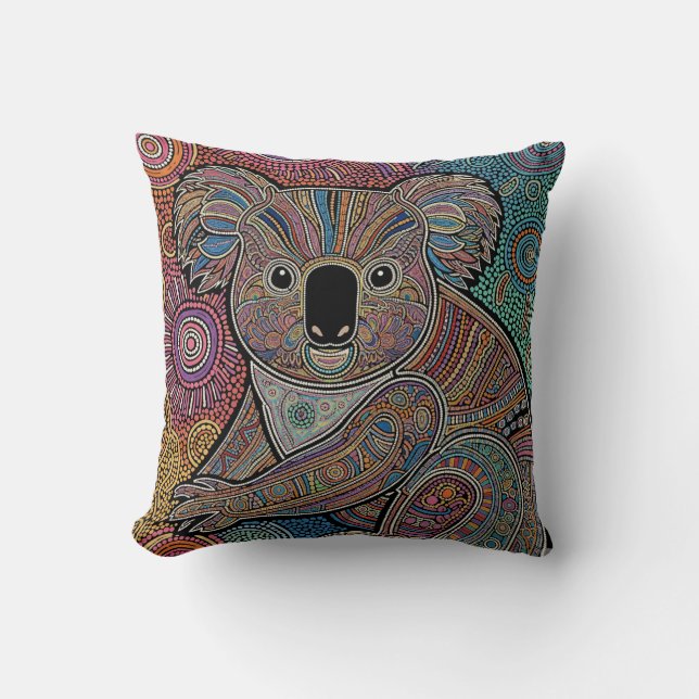 COUSSIN ABORIGINAL ART OF KOALA (Recto)