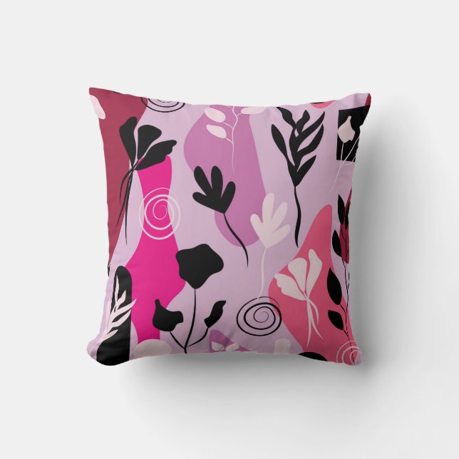 Coussin Abstract Botanics (Recto)