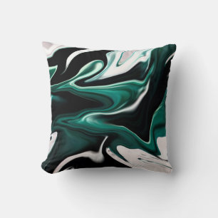 Coussin Abstract elegant fluide marble liquide