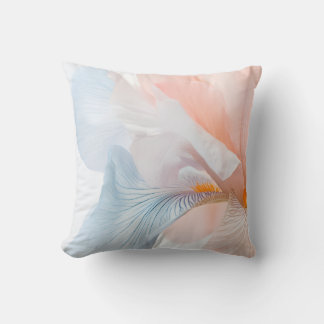 Coussin Abstract Pastel Floral Watercolor Throw Pillow