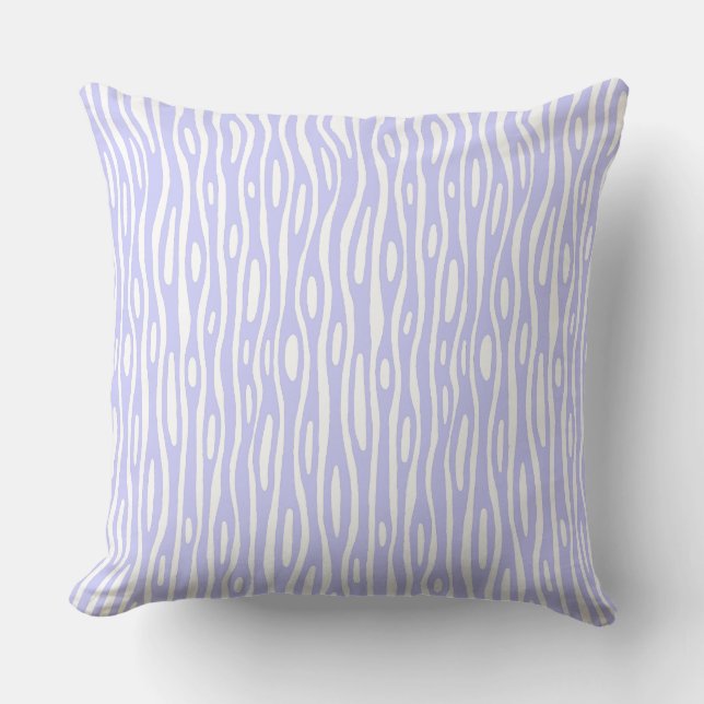 Coussin Abstrait 280314 - Bleu poudre sur blanc (Recto)