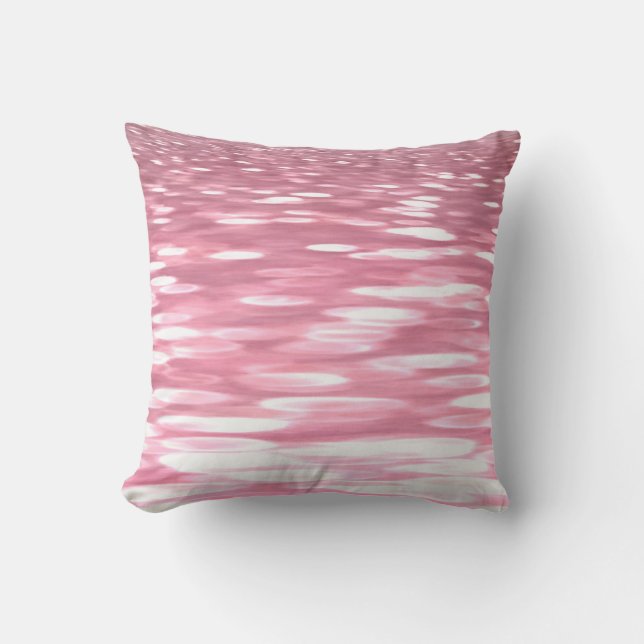 Coussin Abstrait #3 : Brillant rose (Recto)