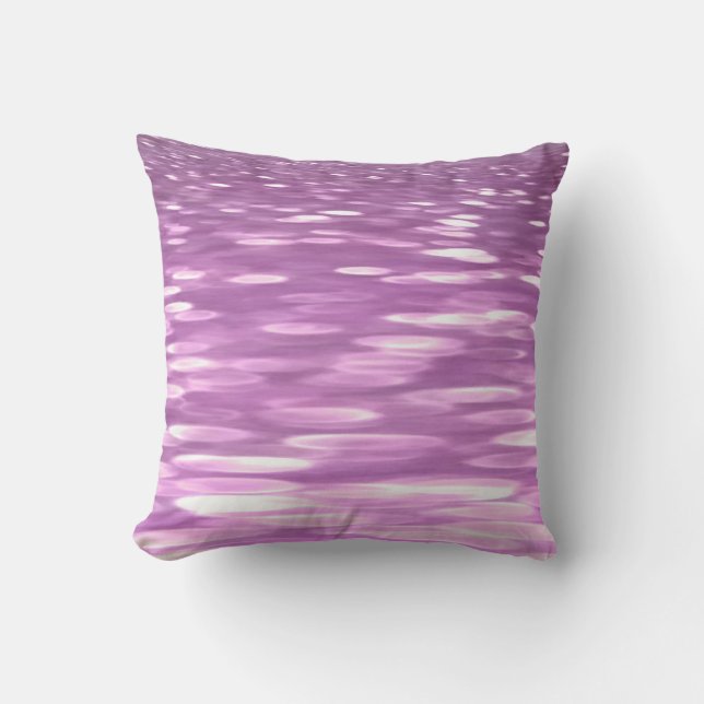 Coussin Abstrait #3 : Lilac Shimmer (Recto)