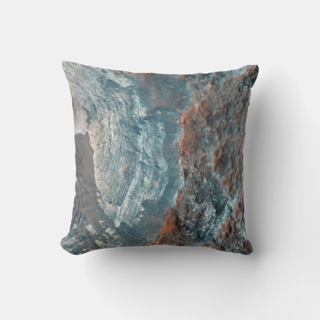 coussin abstrait de décor d'aqua d'en cuivre de (Recto)