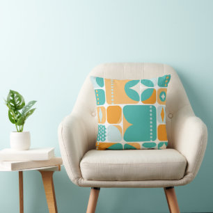 Coussin Abstrait du milieu du siècle