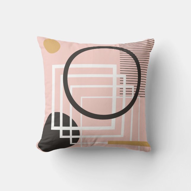 Coussin Abstrait géométrique (Recto)