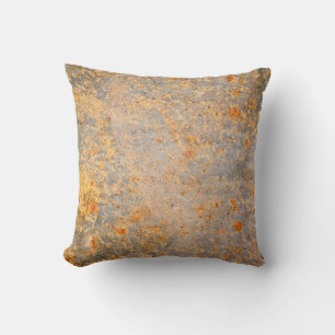 Coussin Abstrait grunge métallique rusté fond abstrait, ag