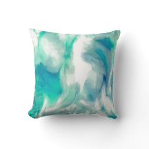 coussin abstrait, l'écoulement de rivière