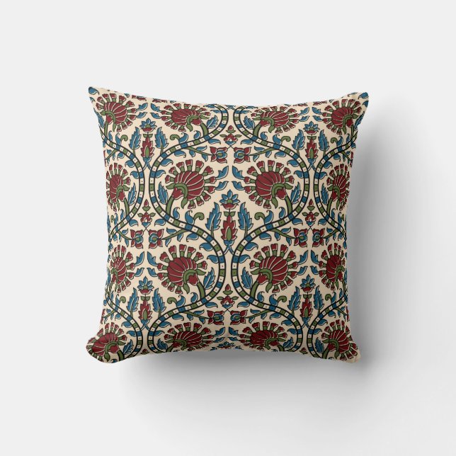 Coussin abstrait main maxi imprimer design arrière - plan (Recto)