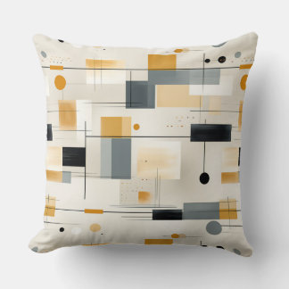 Coussin Abstrait milieu du siècle