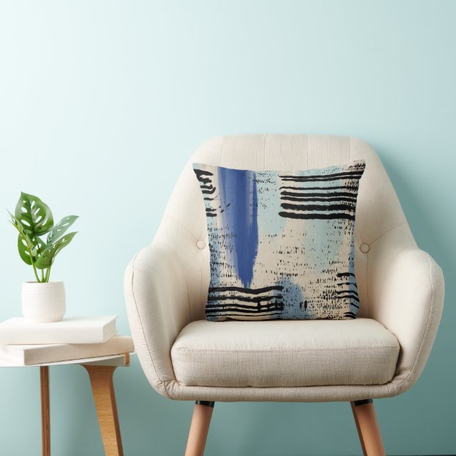 Coussin Abstrait Moderne (Chaise)