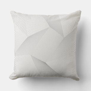 Coussin Abstrait, moderne, simple, dynamique motif de lign