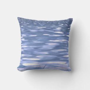 Coussin Abstrait n° 3 : Brillant bleu poudre
