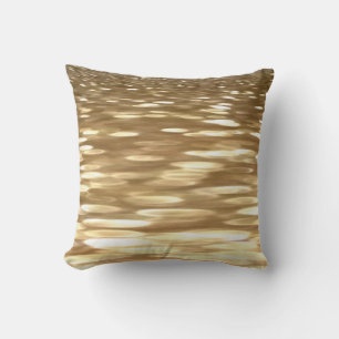 Coussin Abstrait n° 3 : Mélangeur d'or