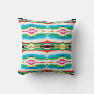 Coussin Abstrait Pastel Aquarelle comme Motif grand carrel