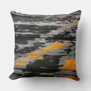 Coussin Abstrait Pastel Wood moderne #4