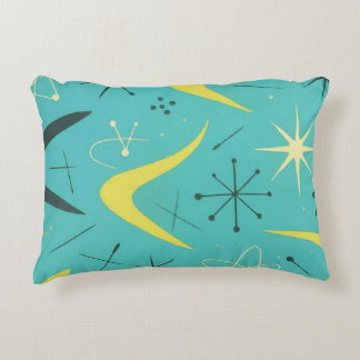 Coussin Abstrait rétro atomique