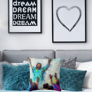 Coussin Abstrait Seigneur Nous Avons Besoin De Vous Mainte