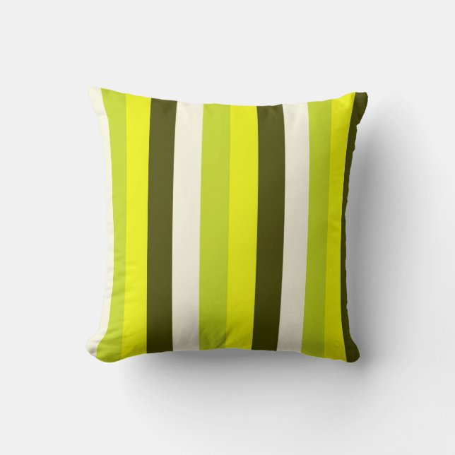Coussin Abstrait strié vertical (Recto)