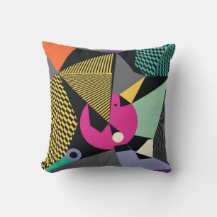 Coussin Abstrait triangles modernes arrière - plan motif i