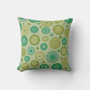 Coussin Abstraits ornements ronds sans couture motif vinta