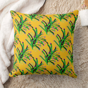 Coussin Accent Arbuste Citron Décoratif Jaune