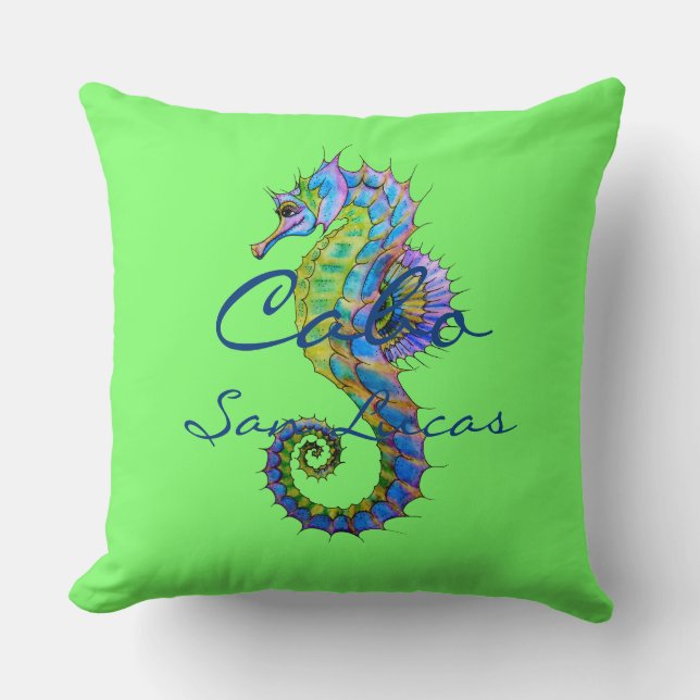 Coussin Accent Cabo Seahorse (Recto)