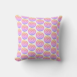 Coussin Accent de couleur arc-en-ciel brillant décoratif