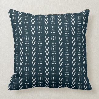 Coussin Accent d'impression de boue d'arrow moderne de la 