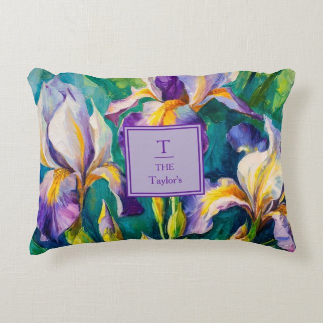 Coussin accent Iris (Devant)