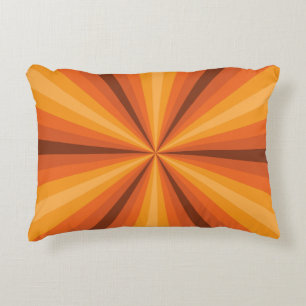 Coussin Accent Orange Illusion d'Optique