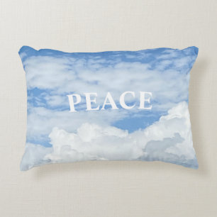 COUSSIN ACCENT PHOTO BLUE SKY CLOUDS