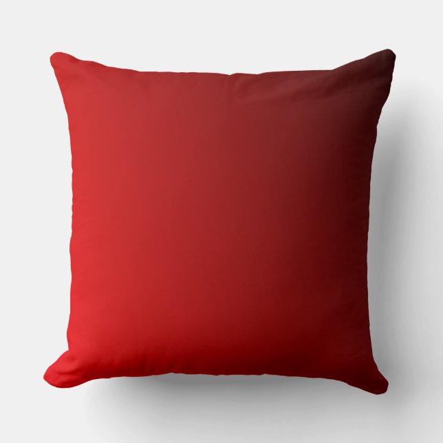 Coussin Accents de déco couleur rouge laque (Recto)