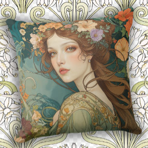 Coussin Accessoires de maison Art Nouveau de luxe