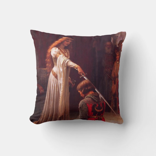 Coussin Accolade - Le Chevalier (Recto)