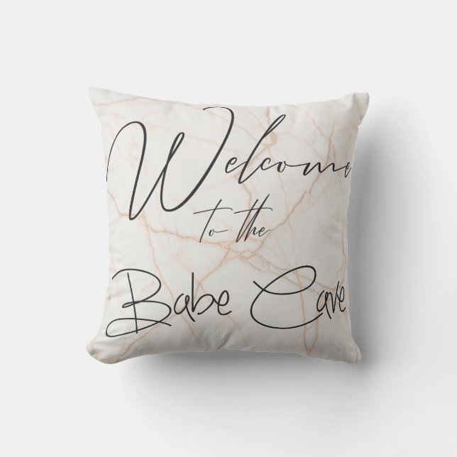 Coussin accueil à la caverne de bébé (Recto)